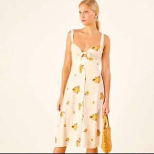 Reformation Midi Floral Dress